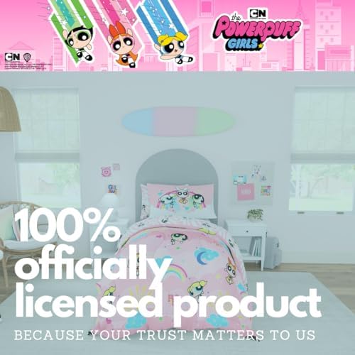 Franco Powerpuff Girls 5 Piece Twin Comforter Set