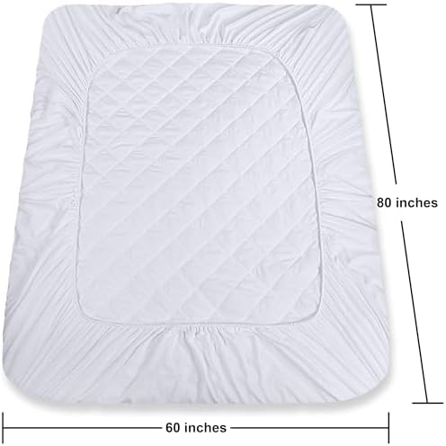 Utopia Bedding Queen Size Quilted Mattress Pad 2 Pack