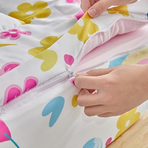 Kids Comforter Set with Zipper - Twin Size
