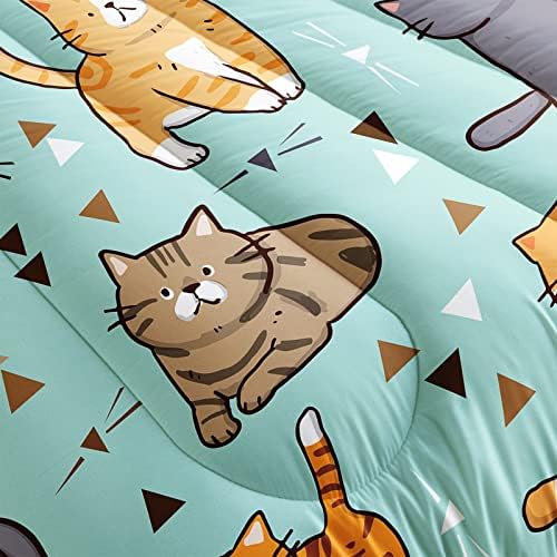 BSNTHO Cat Comforter Set for Kids Bedding 1