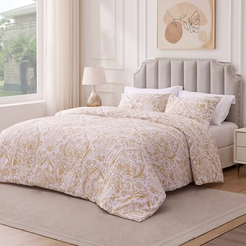 Sophia William Damask Comforter Set King Size 3 Pieces 1