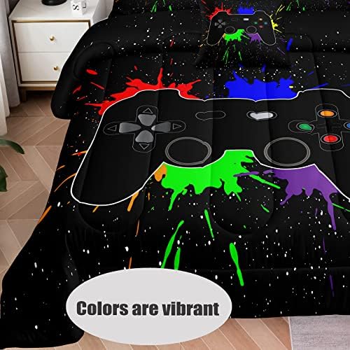 Lris Bedding Boys Gamer Comforter Set Full Size