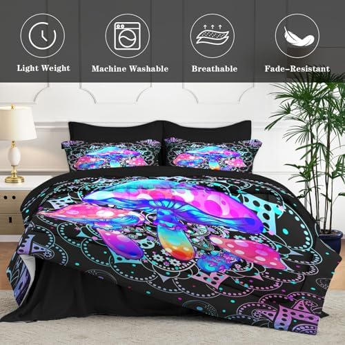 7 Pcs King Size Comforter Set with Pillowcases and Shams