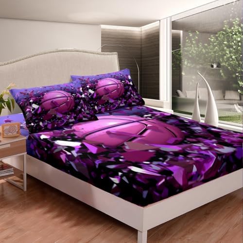 Feelyou 3D Basketball Sheet Set for Kids