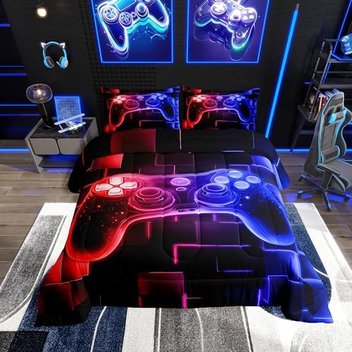 Erosebridal Gamer Comforter Set for Kids