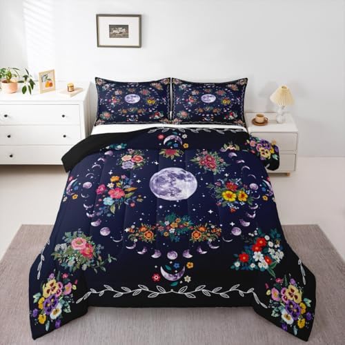 Manfei Sun Moon Kids Comforter Set