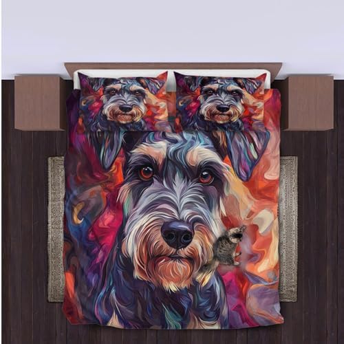 3 Piece Duvet Cover Set for Kids with 3D Print Design