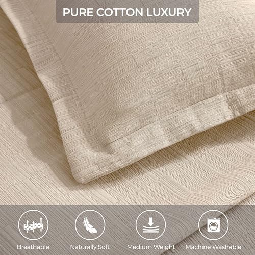 Superior 3 Piece Cotton Bedspread and Sham Set 1