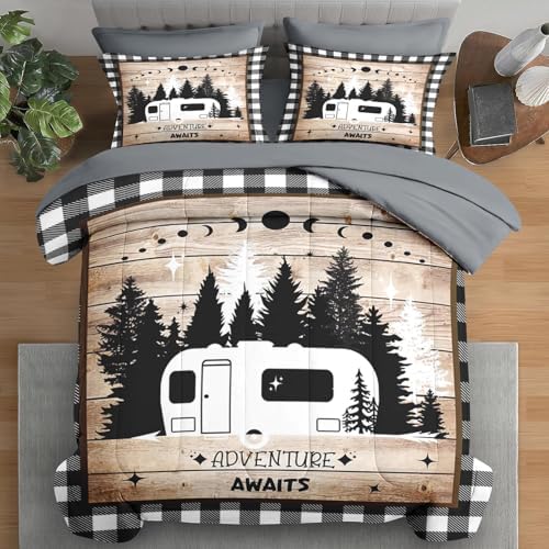 Pamnest Comforter Set King Size 7 Pcs Bedding