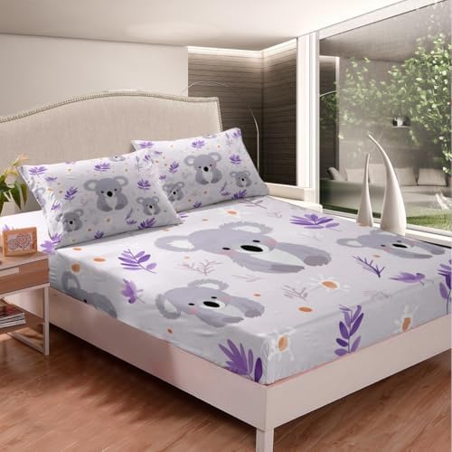 Feelyou Kids Cartoon Koala Bedding Set