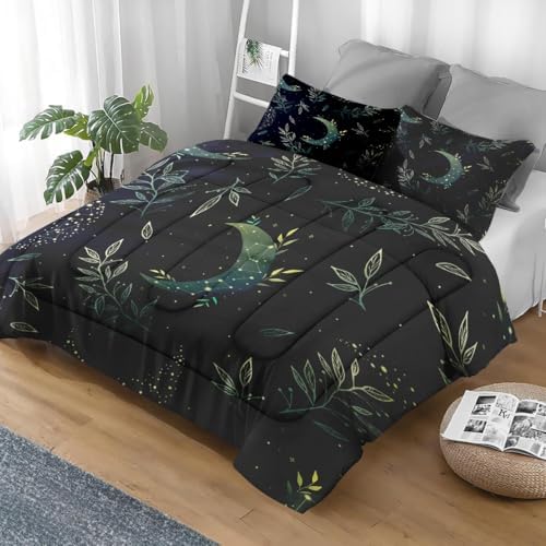 Pamnest Boho Herbs Comforter Set King Size 3 Pcs