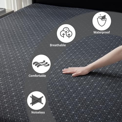 BEDLORE King Mattress Protector Waterproof Noiseless Deep Pocket