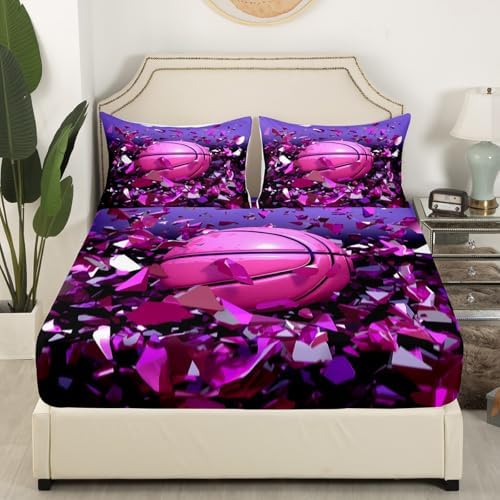 Feelyou 3D Basketball Sheet Set for Kids