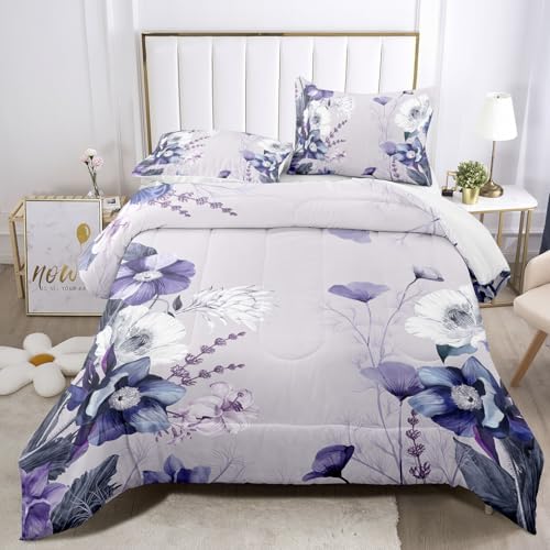 Raphus Cucullatus Floral Comforter Set King 1