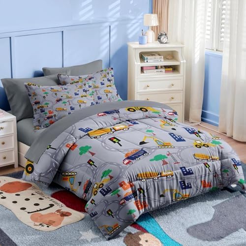 Nesker 5 Pcs Comforter Set Twin Size