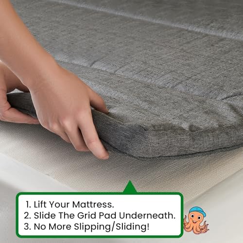 ECOHomes Non Slip Mattress Gripper Pad Twin XL