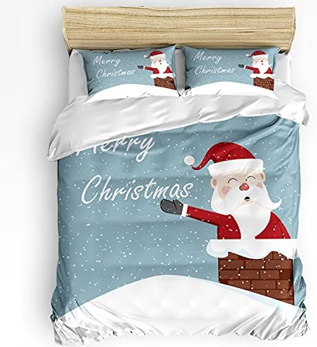 LooPoP Christmas Comforter Set California King 3 Piece 1