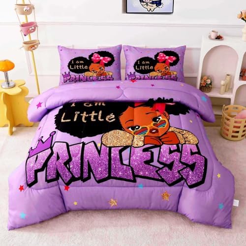 Little Black Girl Comforter Set Twin Size 1