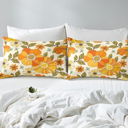 Castle Fairy Kids Retro Flower Fitted Sheet Set 1
