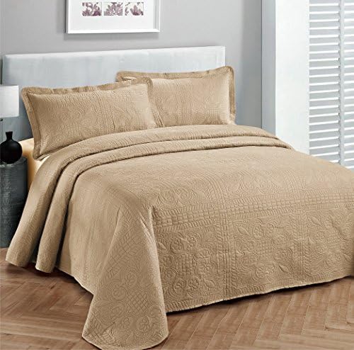 Fancy Linen Luxury Bedspread Coverlet Set