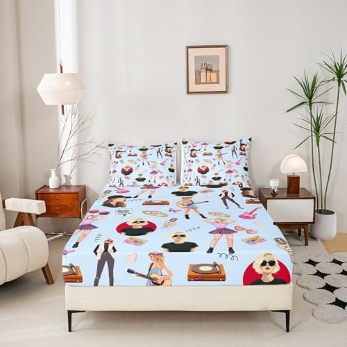 Jejeloiu Music Lover Twin Bedding Set 1