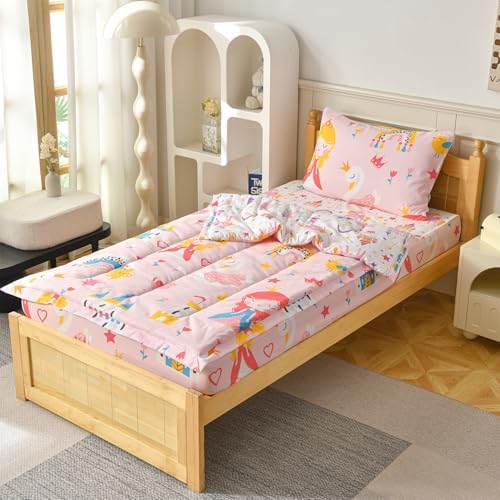 Yadangxiawa 2-Piece Kids Comforter Set with Princess Pattern