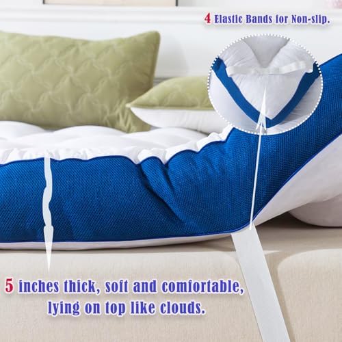 WhatsBedding 5 Inch Memory Foam Queen Mattress Topper 1
