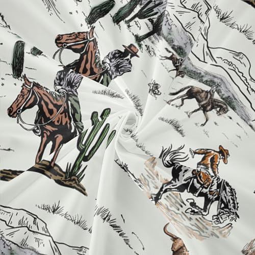 Castle Fairy Western Cowboy Queen Fitted Sheet Set