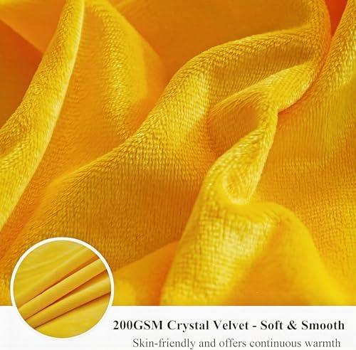 MOVULA 4pc Plush Comforter Set Queen Size