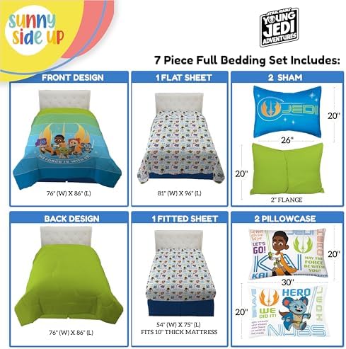 Disney Star Wars Young Jedi Comforter Set - 7 Piece Kids Bedding 1