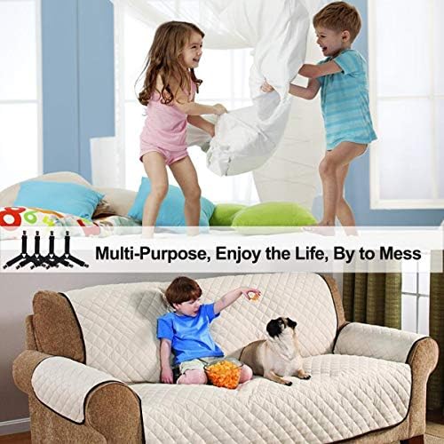 Siaomo Bed Sheet Holders - 4 Pcs Black Triangle Adjustable Clips