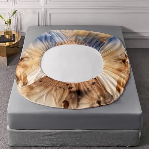 UEVBF Desert Theme Horse Bed Set Queen Size