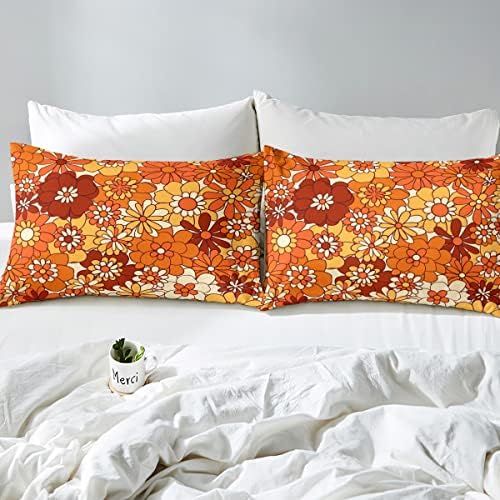 Erosebridal Boho Floral Queen Sheet Set 4 Pcs