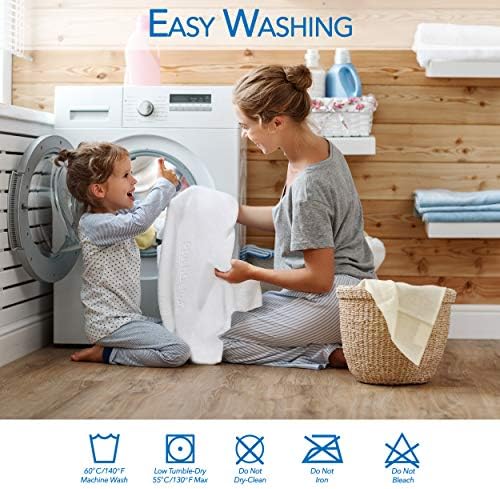 PlushDeluxe Premium Bamboo Mattress Protector King Size