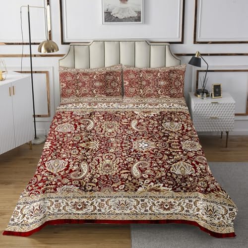 Erosebridal Paisley Quilt Queen Bedspread