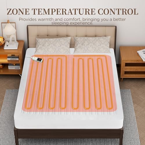 Texciting Heated Mattress Pad Full Size