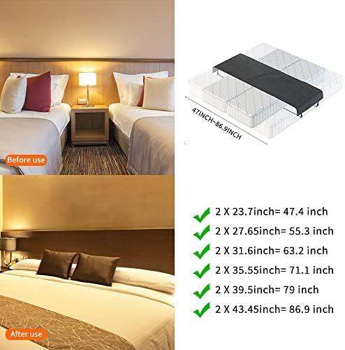 bysonice Home Bed Bridge - Split King Gap Filler for Adjustable Beds