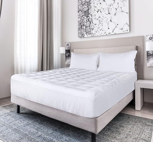 Utopia Bedding Full Mattress Pad with Pillow Top 1