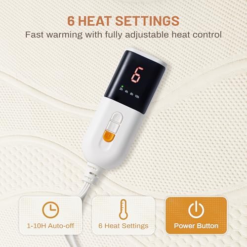 Texciting Heated Mattress Pad Twin Size Single Controller 1