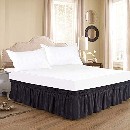 Elegant Decor King Bed Skirt 650 TC 20 Inch Drop
