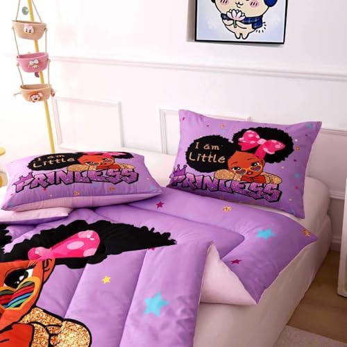 Little Black Girl Comforter Set Twin Size 1