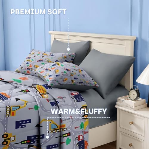 Nesker 5 Pcs Comforter Set Twin Size