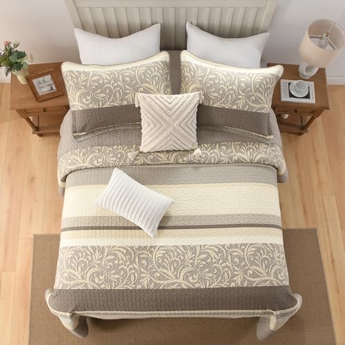 FineStichery Lightweight King Bedspread Set 3 Piece
