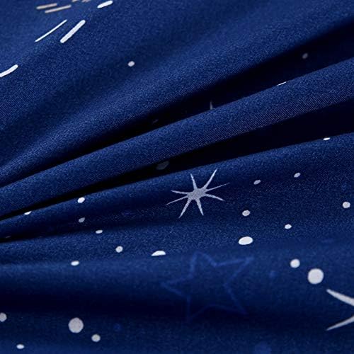 Feelyou Kids Galaxy Space Bed Sheet Set Queen Size