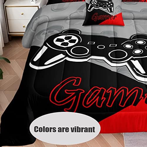 lris Bedding Twin Gamer Comforter Set for Boys