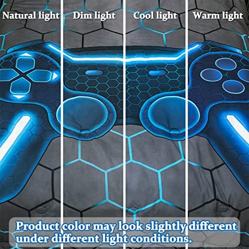 Game Console Blue Comforter Set 6 Pcs Bed in a Bag 1