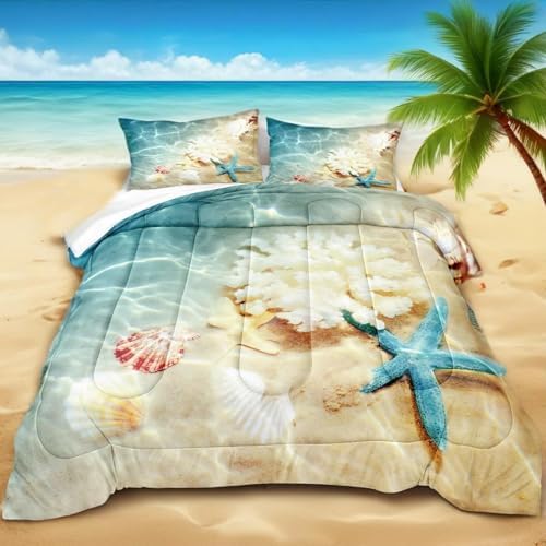 Bedbay Coastal Beach Comforter Set Queen 1