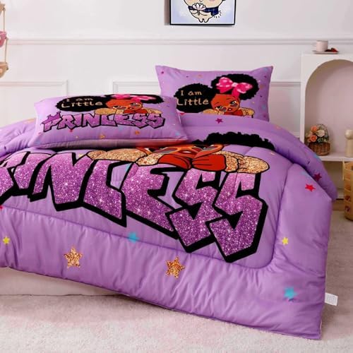Little Black Girl Comforter Set Twin Size 1