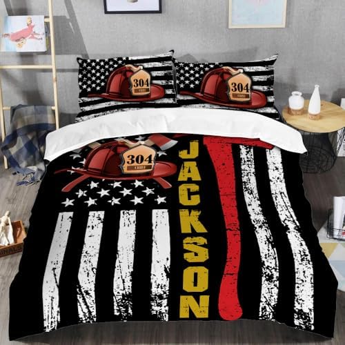 Firefighter Bedding Set for Kids and Adults