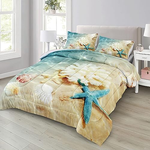 Bedbay Coastal Beach Comforter Set Queen 1